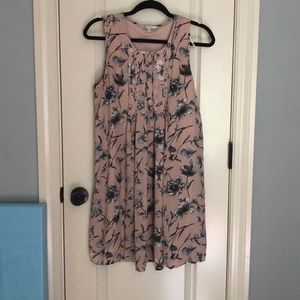 beautiful floral pink dress